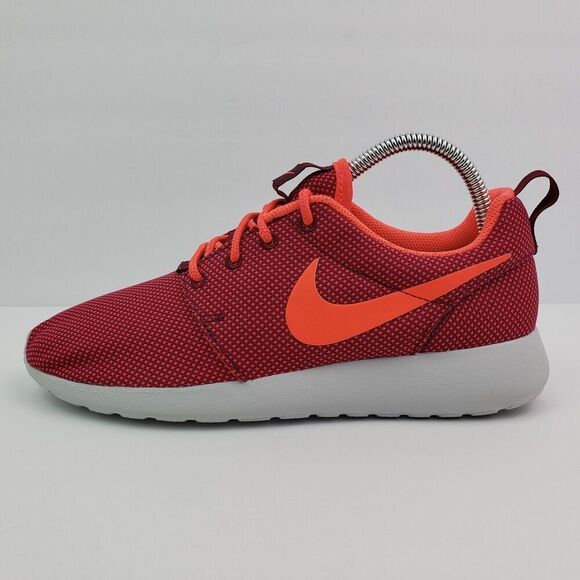 Nike Roshe Ones Womens Size 7.5 Deep Garnet Bright Crimson Running Shoes - Picture 4 of 12